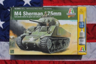 Italeri 15651 M4 SHERMAN 75mm
